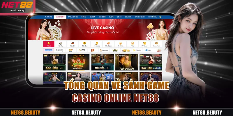 Tổng quan về sảnh game Casino online NET88